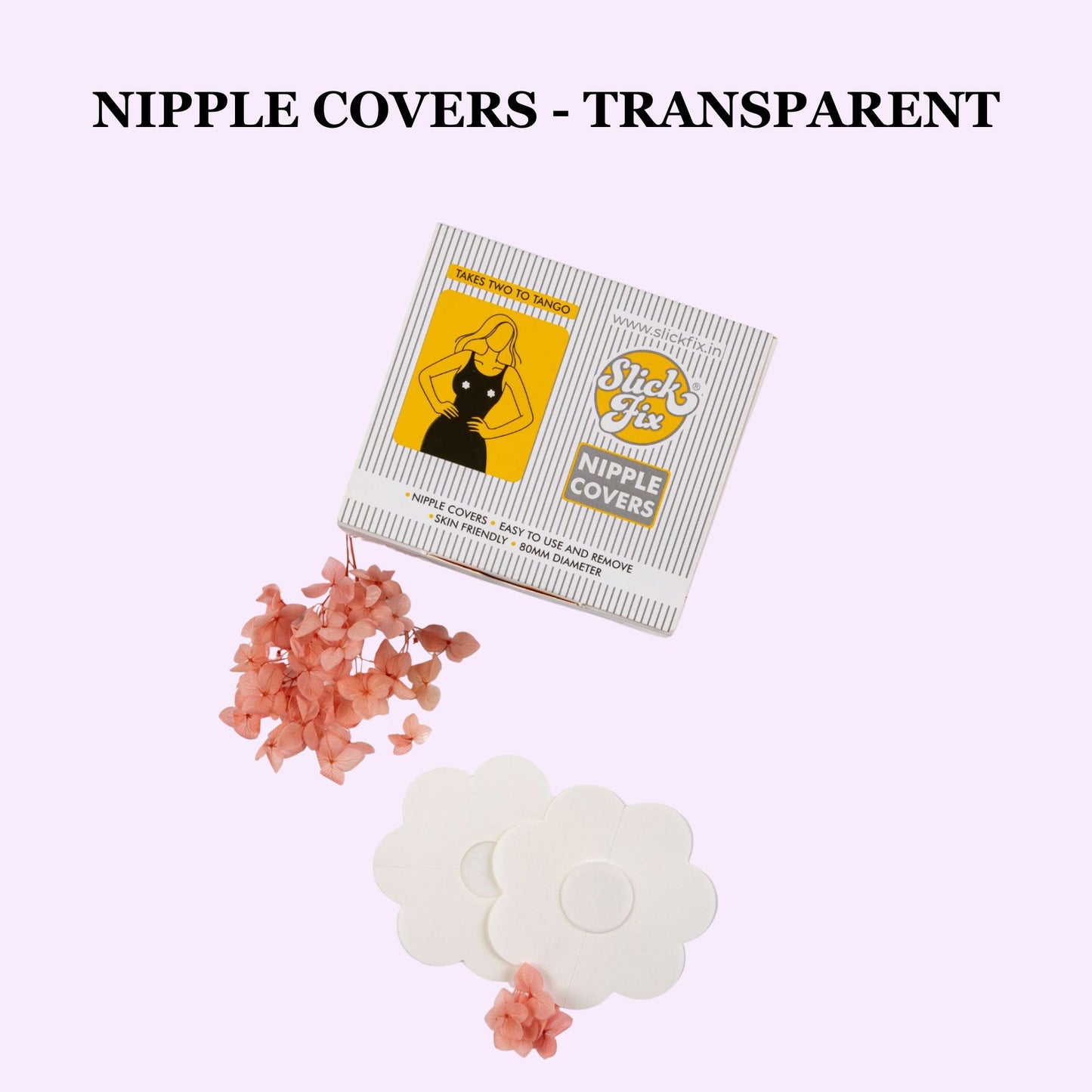 SlickFix Nipple Covers-Transparent