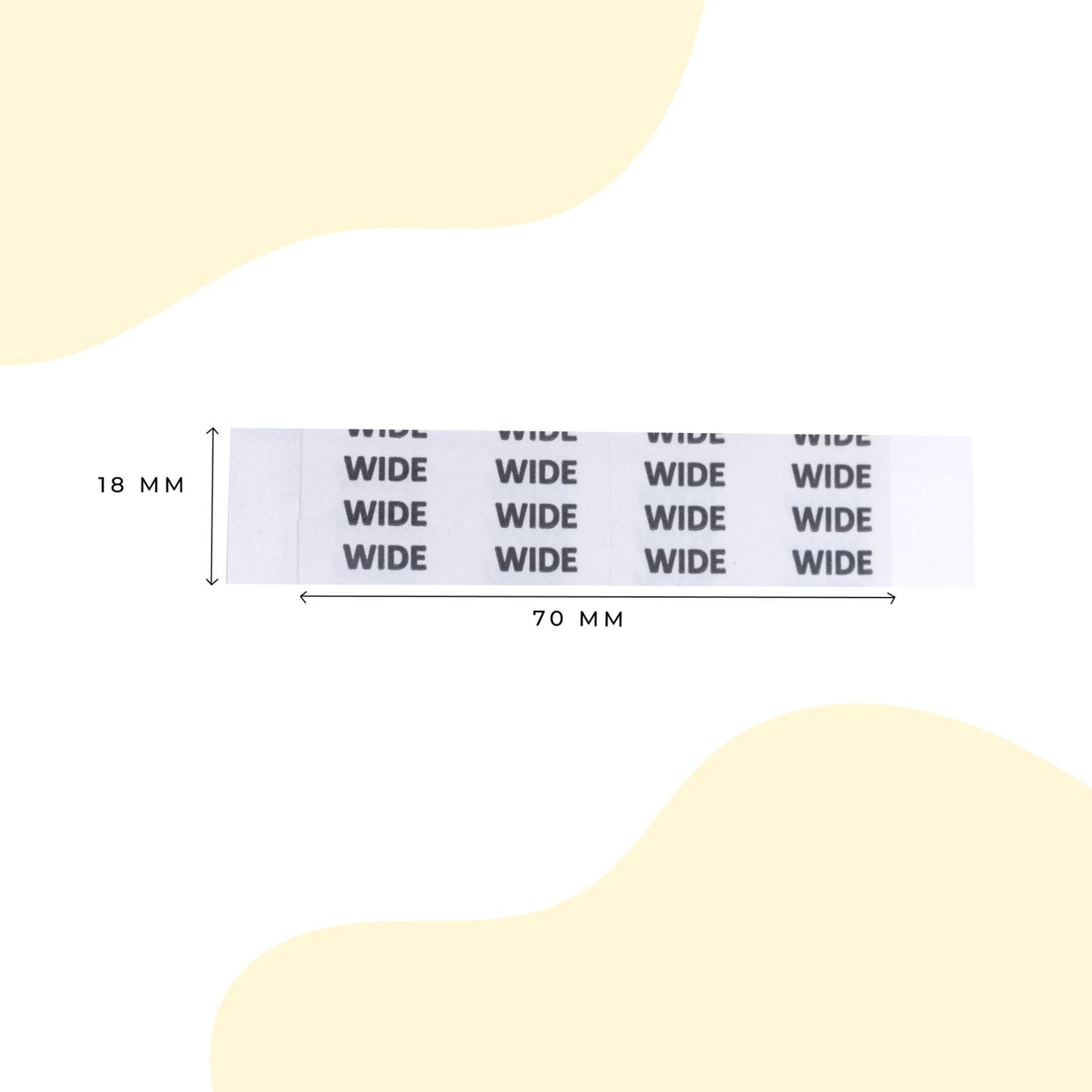 SlickFix Fashion Dressing Tape-(WIDE)|Transparent