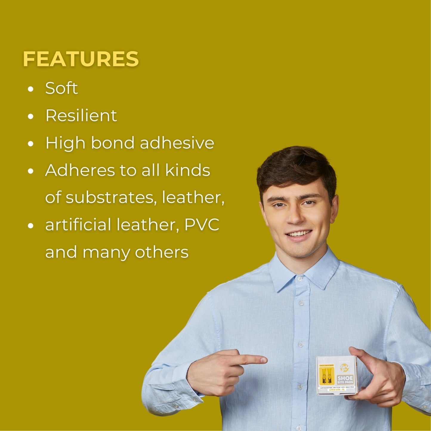 SlickFix Shoe Bite Protector Pads (X-Large): Skin-Friendly pads for Ultimate Comfort