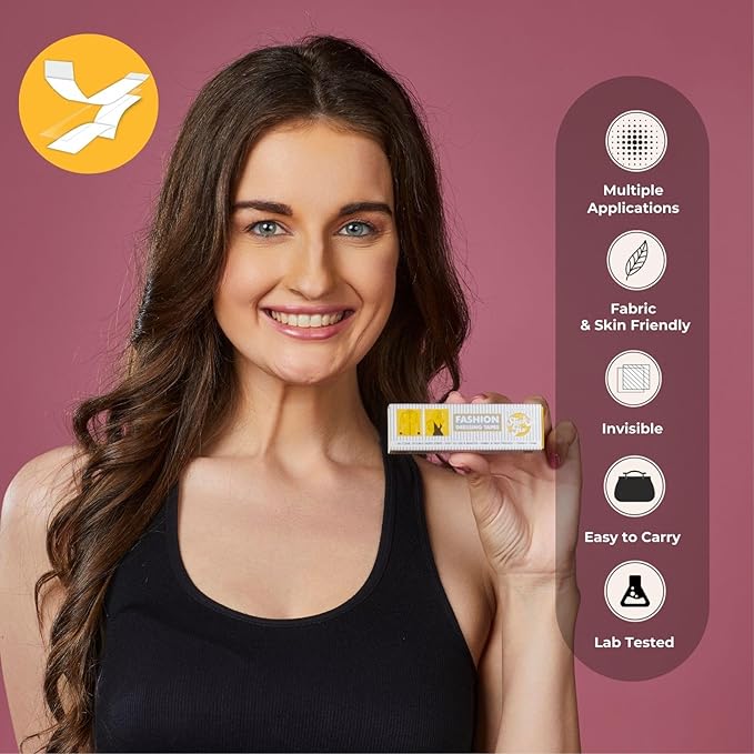 SlickFix Wardrobe Rescue Combo: Fashion Dressing Tape & Underarm Sweat Pads