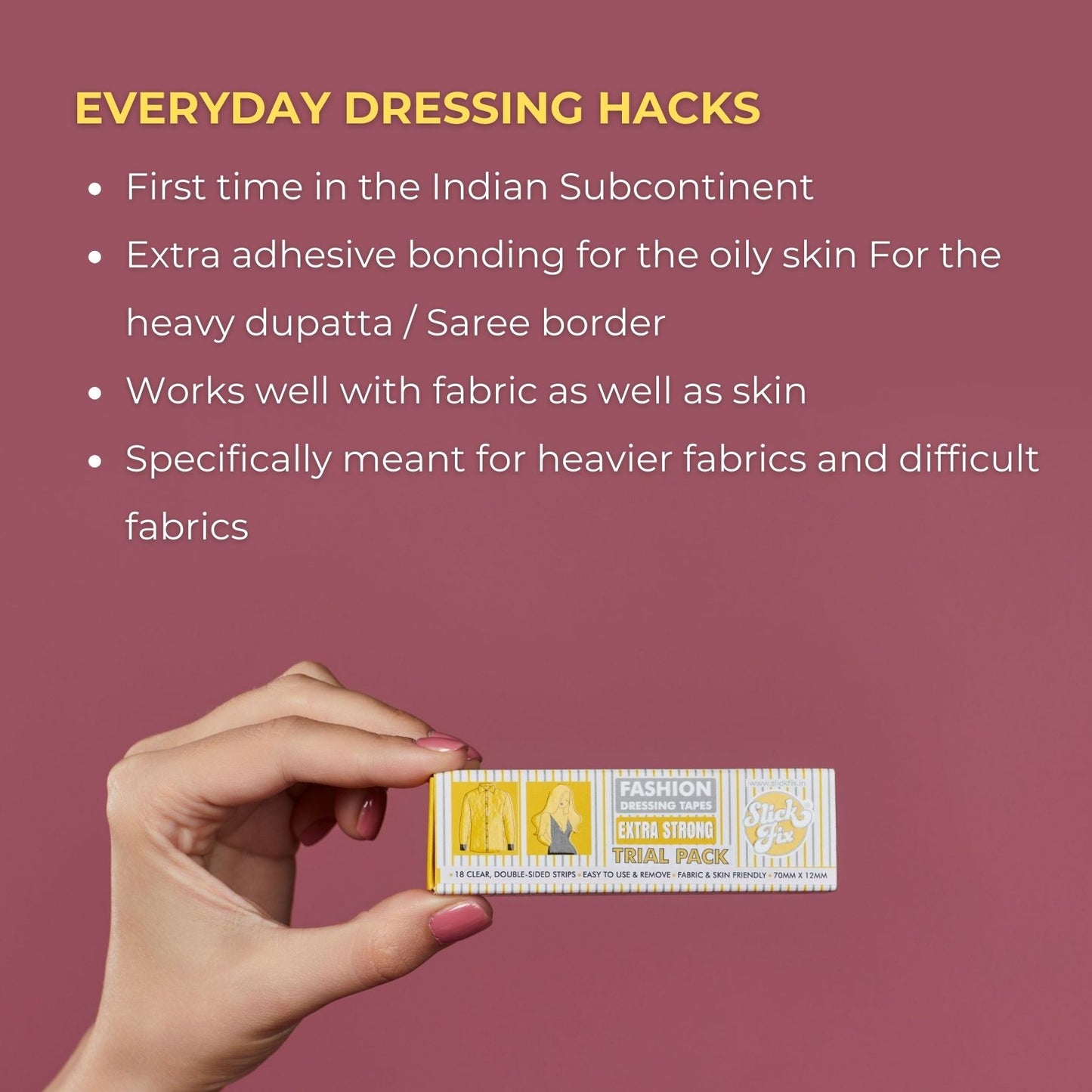 SlickFix Extra Strong Fashion Dressing Tape