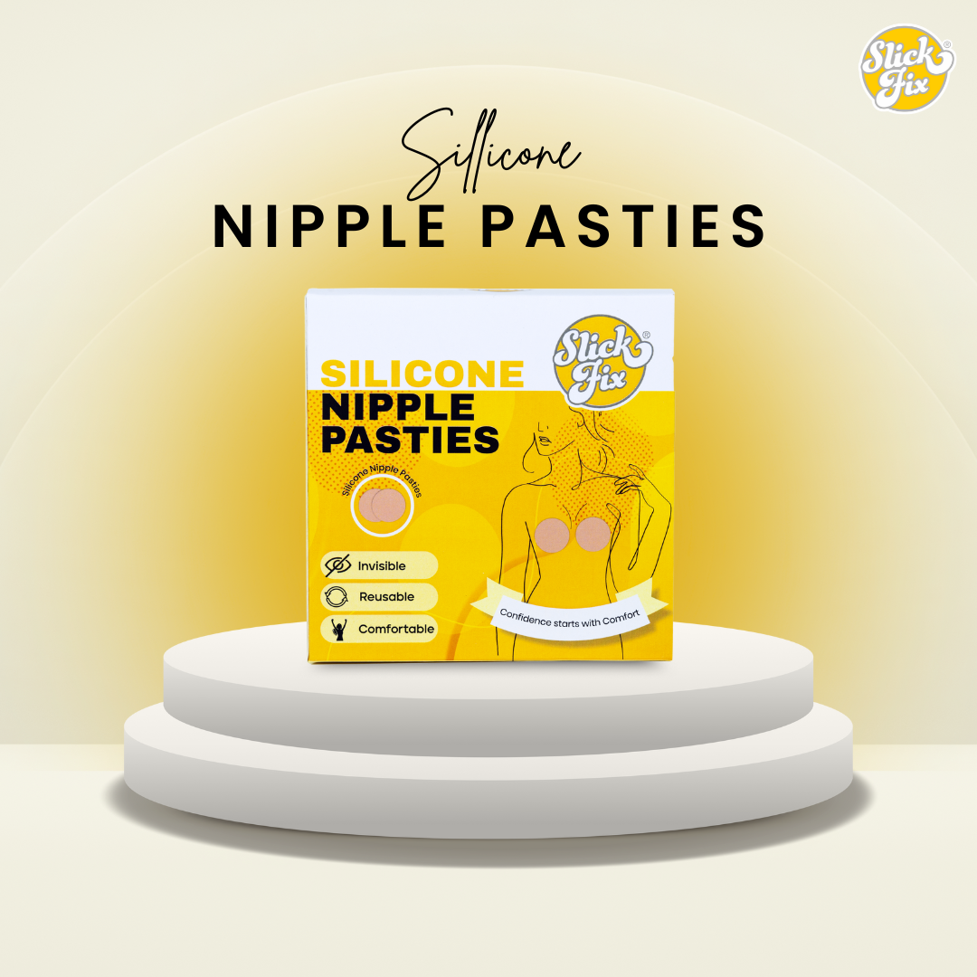 SlickFix Silicone Nipple Pasties – Reusable & Seamless Coverage