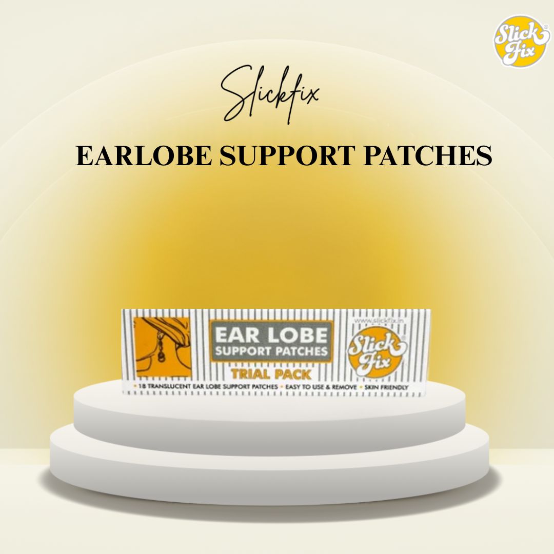 Earlobe support patches