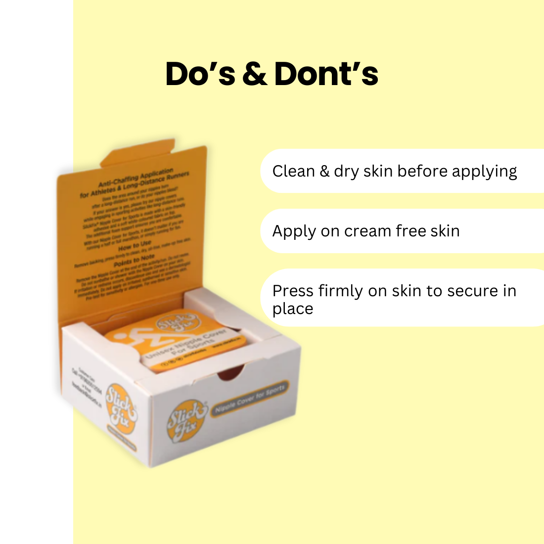 SlickFix Nipple cover sports