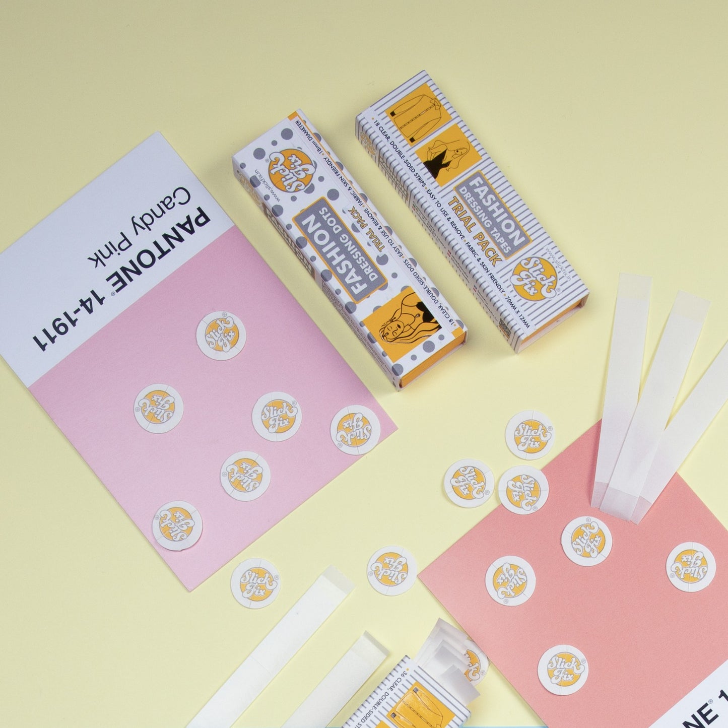 Slickfix Combo Pack - Fashion Dressing Tape & Dot Tape (36 pcs each)