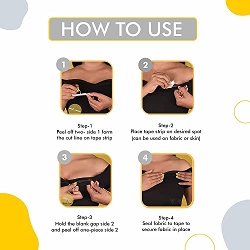 Slickfix Combo Pack - Fashion Dressing Tape & Ear Lobe Tape (18 pcs each)