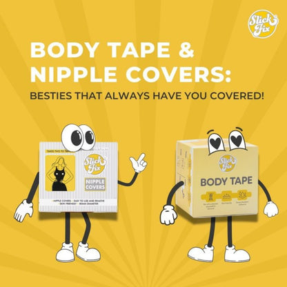 SlickFix Body Tape: Invisible Lift & Support for Any Outfit