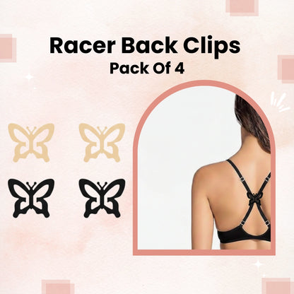SlickFix Racer Back Clips - Pack Of 4