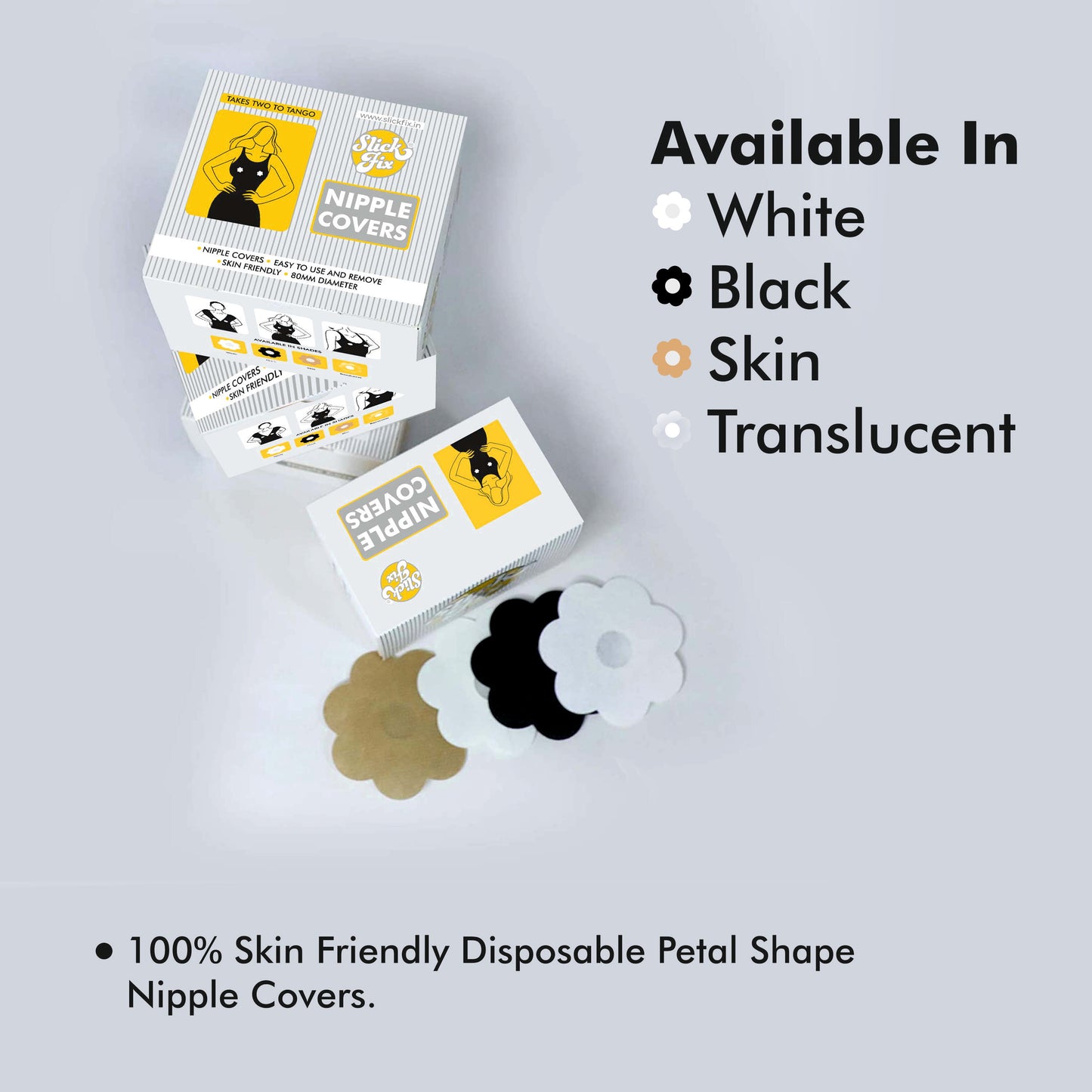 Nipple cover transparent