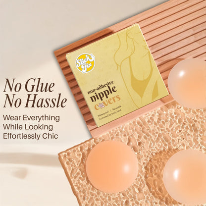 SlickFix Non Adhesive Silicone Nipple Pasties
