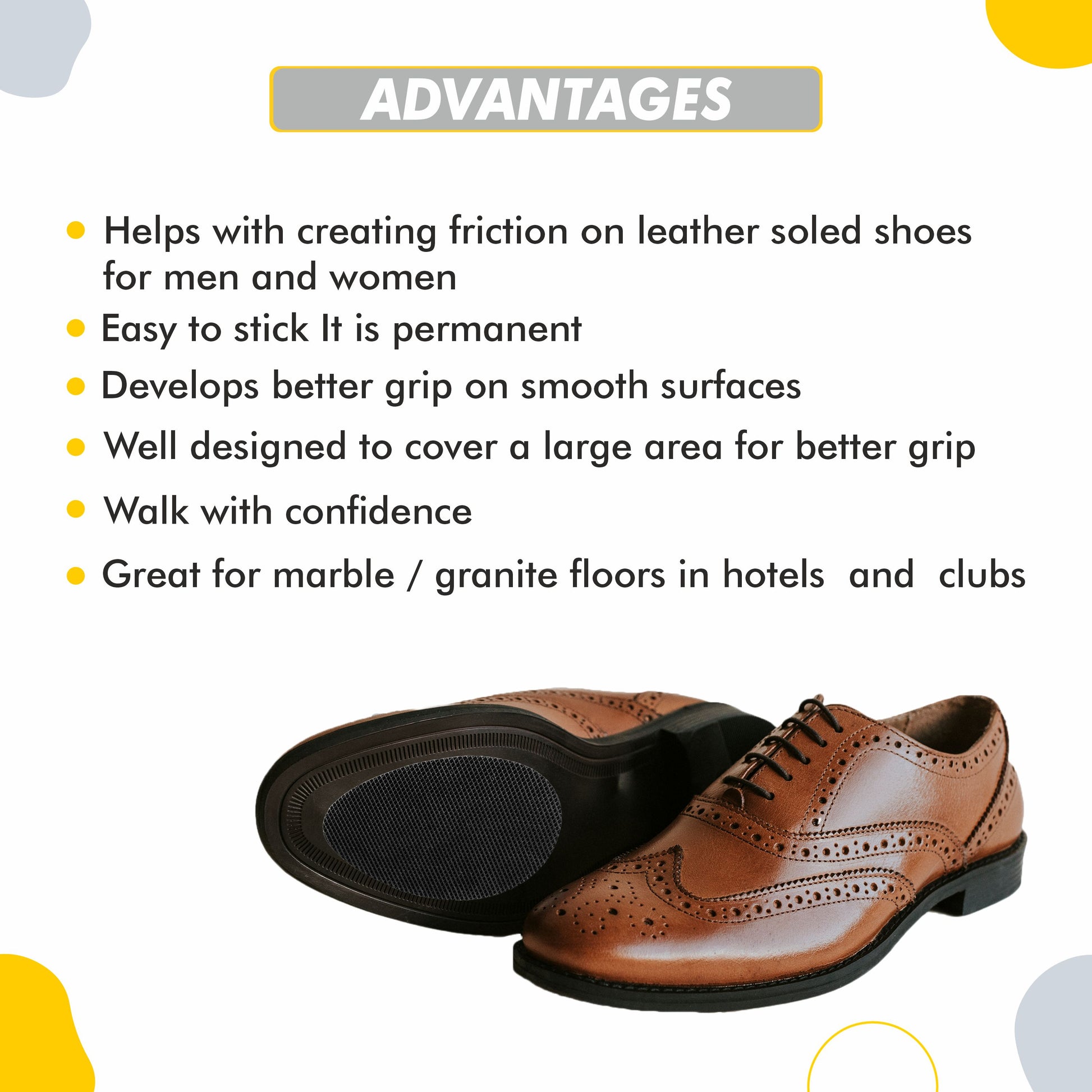Non Slip Resistant Shoes With A Good Grip SlickFix Non-Slip Shoe