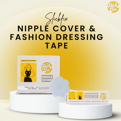 Nipple covers - transparent & ashion dressing tape