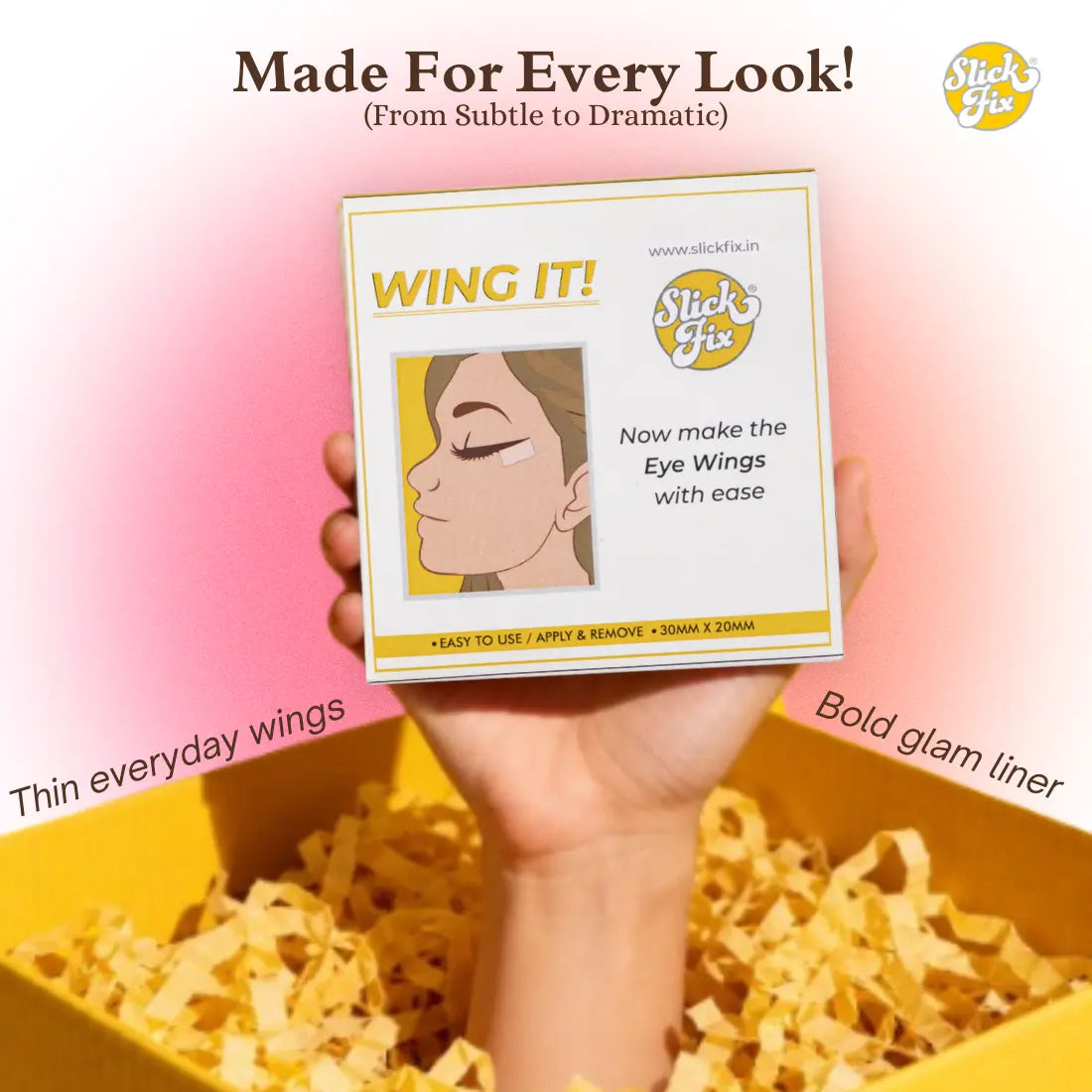 SlickFix Eye Wing Tape - Pack of 50pcs