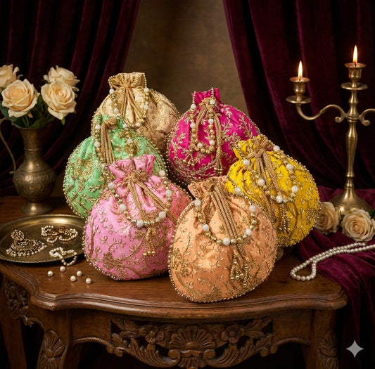 SlickFix Colourful Potli (Assorted)