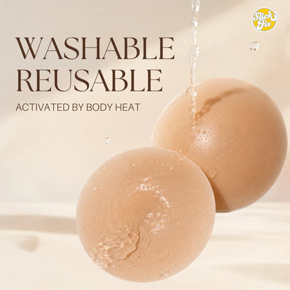 SlickFix Non Adhesive Silicone Nipple Pasties