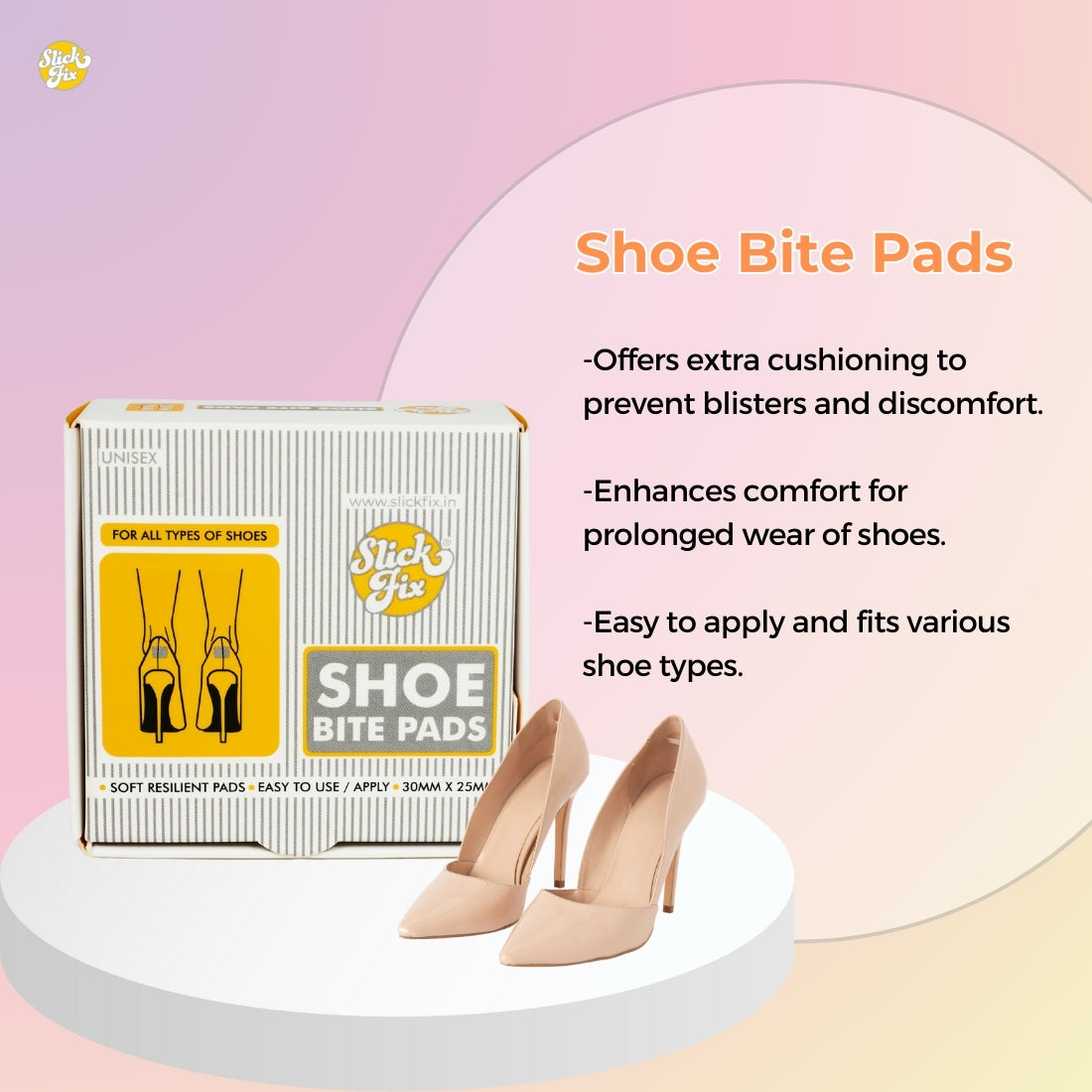 SlickFix Shoe Bite Pads (Regular)