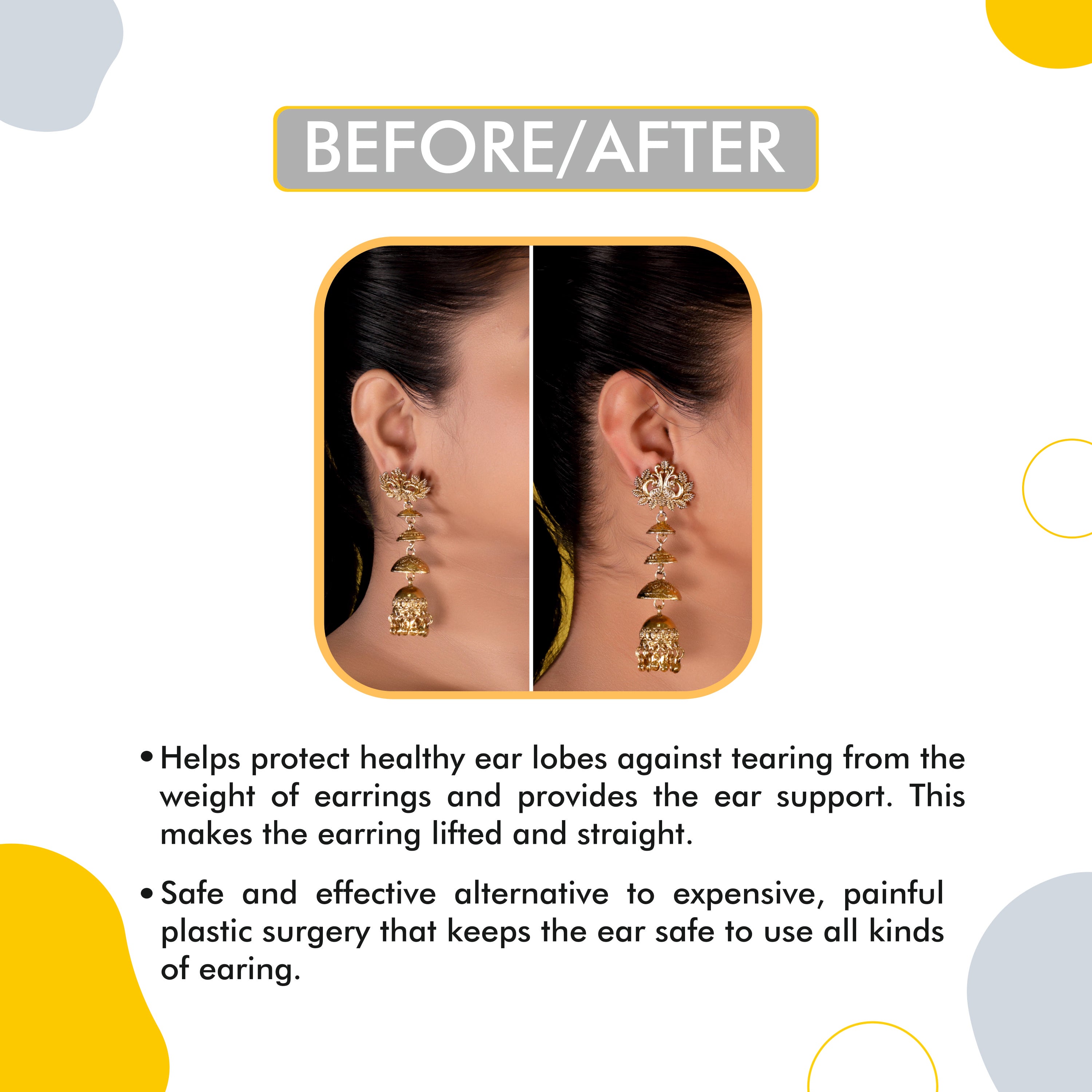 Instant Lift Earring Backs Gold | JENNY BIRD