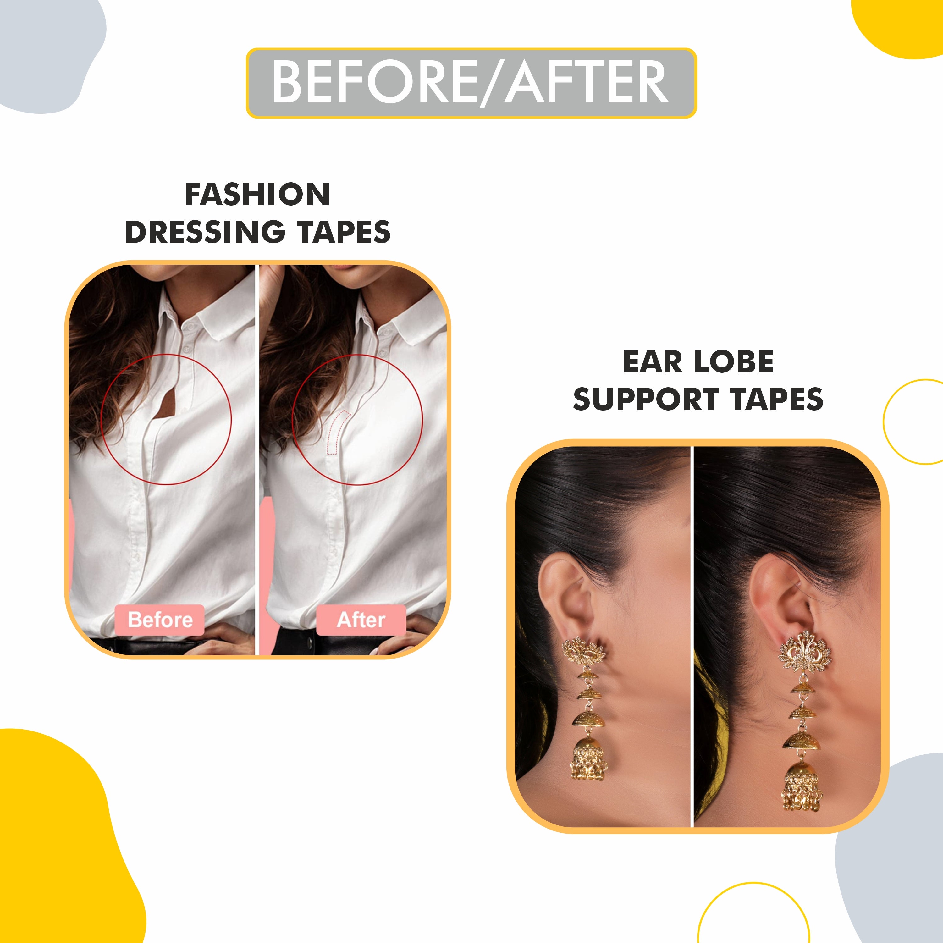 Surgical Tape For Heavy Earrings - Temu